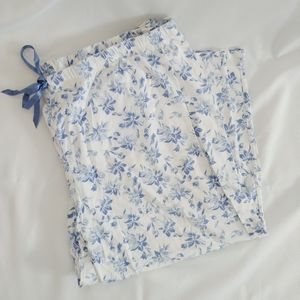 Croft & Barrow floral cropped pajama pants
